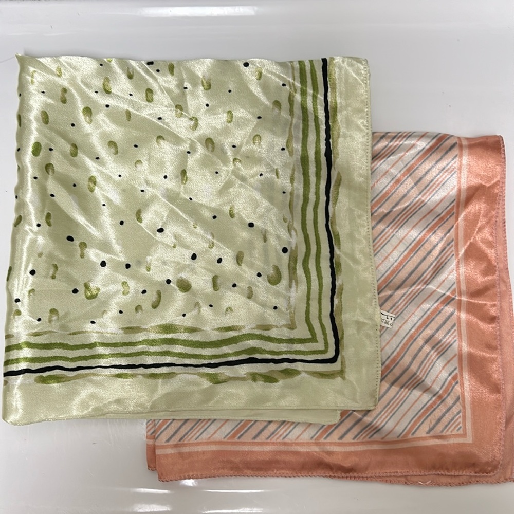 Vintage, set of two scarves